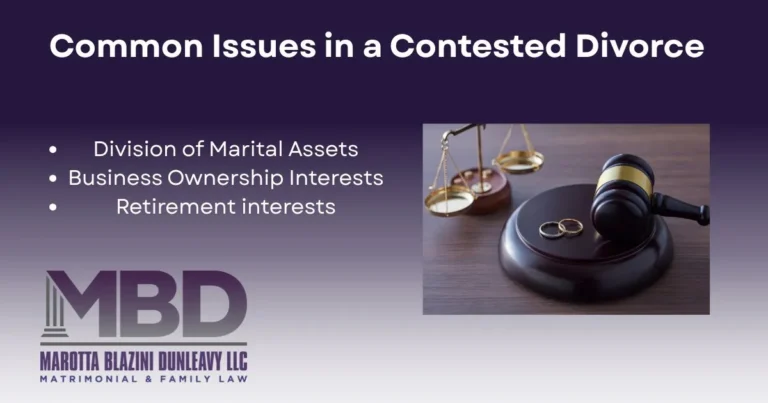 Common Issues in a Contested Divorce