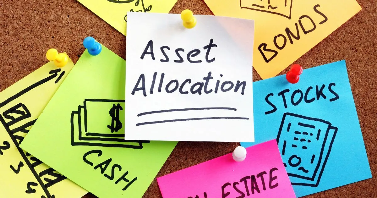 Asset Allocation sticky notes